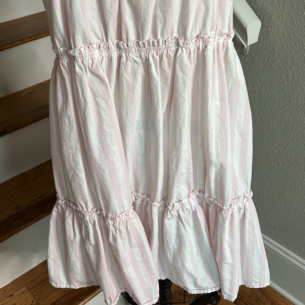 Saint & Abel Pink Braddock Stripe Babydoll Chemise​​​​​​​​​ - Picture 3 of 8